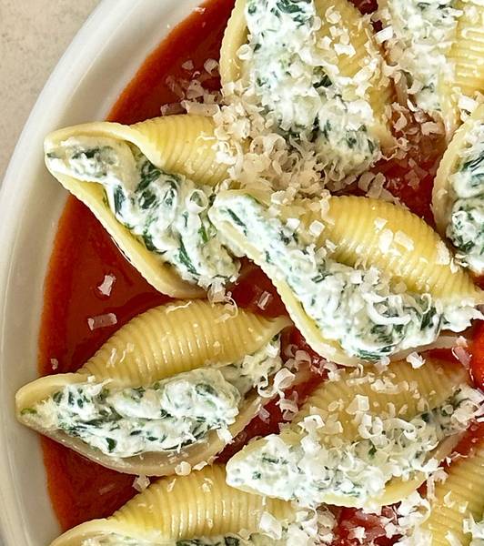 Four-Cheese Stuffed Shells